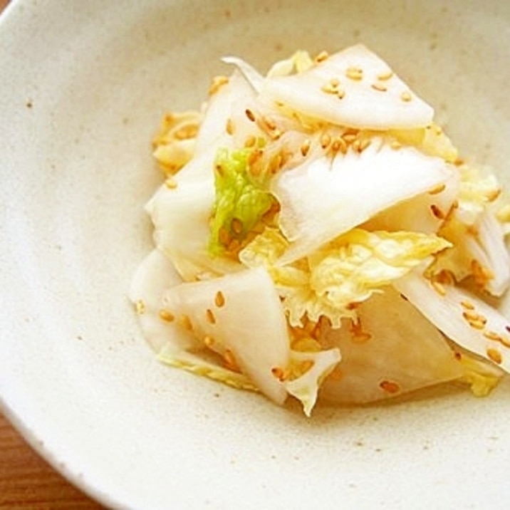 白菜 大根の酢の物 白菜の甘さか美味 レシピ 作り方 By 京たまご86 楽天レシピ
